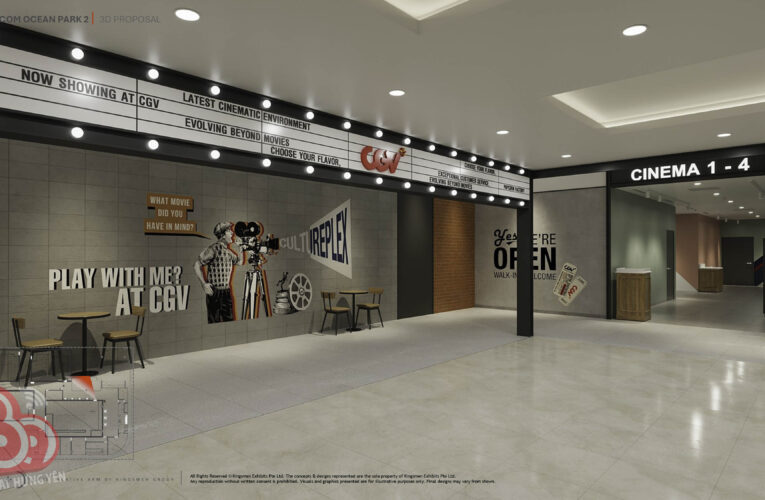 Toàn cảnh rạp chiếu phim CGV tại Vincom Ocean Park 2