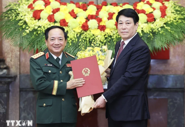 Thượng tướng Trịnh Văn Quyết được thăng quân hàm đại tướng