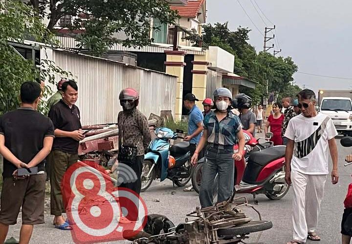 Tiên Lữ (Hưng Yên): Người đàn ông gặp tai nạn nghiêm trọng.