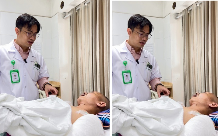 Đâm vào đống sắt thép, người đàn ông vỡ gan, thủng ruột, suýt mất mạng