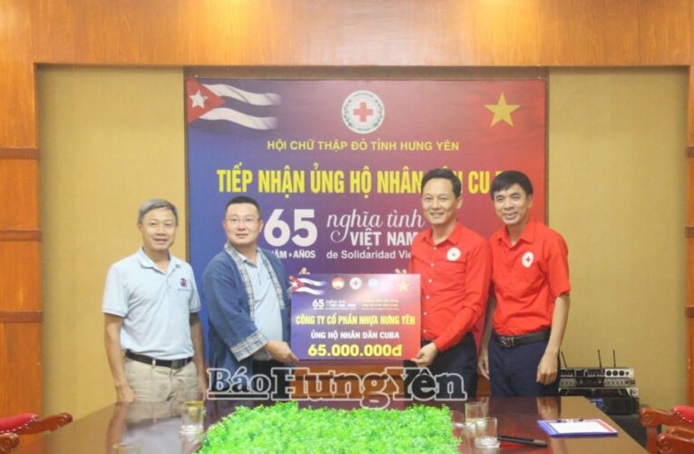 Hưng Yên tiếp nhận trên 2,1 tỷ đồng ủng hộ Nhân dân Cuba