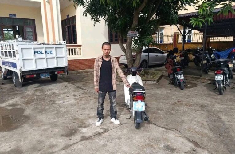 Bắt giữ đối tượng trộm cắp xe máy tại xã Xuân Giang – Ninh Bình