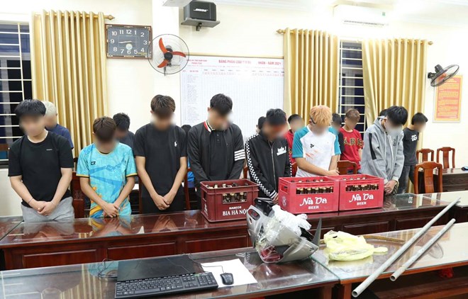 Triệu tập hai nhóm thanh, thiếu niên rượt đuổi đánh nhau ở Ninh Bình