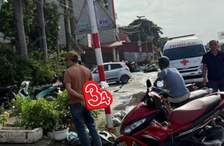 Người đàn ông TV ở Cẩm Phúc cũ – Cẩm Giàng sáng nay.