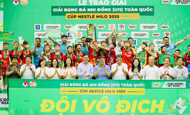 Hưng Yên lần đầu vô địch Giải bóng đá nhi đồng U11 toàn quốc