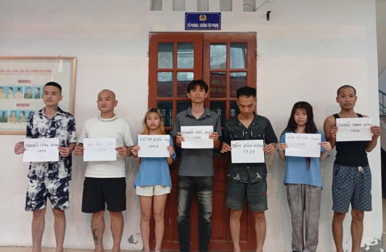 Công an Phường Hải Dương: Phát hiện nhóm đối tượng sử dụng MT trong nhà nghỉ.