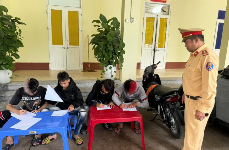 Công an Hưng Yên xử lý hơn 200 thanh, thiếu niên vi phạm giao thông