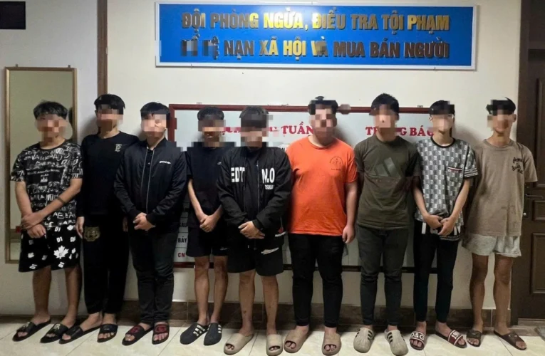 Công an Hải Phòng xử lý nhóm hơn 20 đối tượng gây rối trật tự công cộng